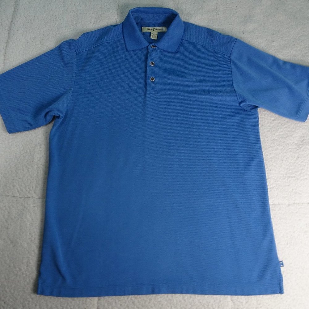 Tommy Bahama Blue Polo Shirt Medium